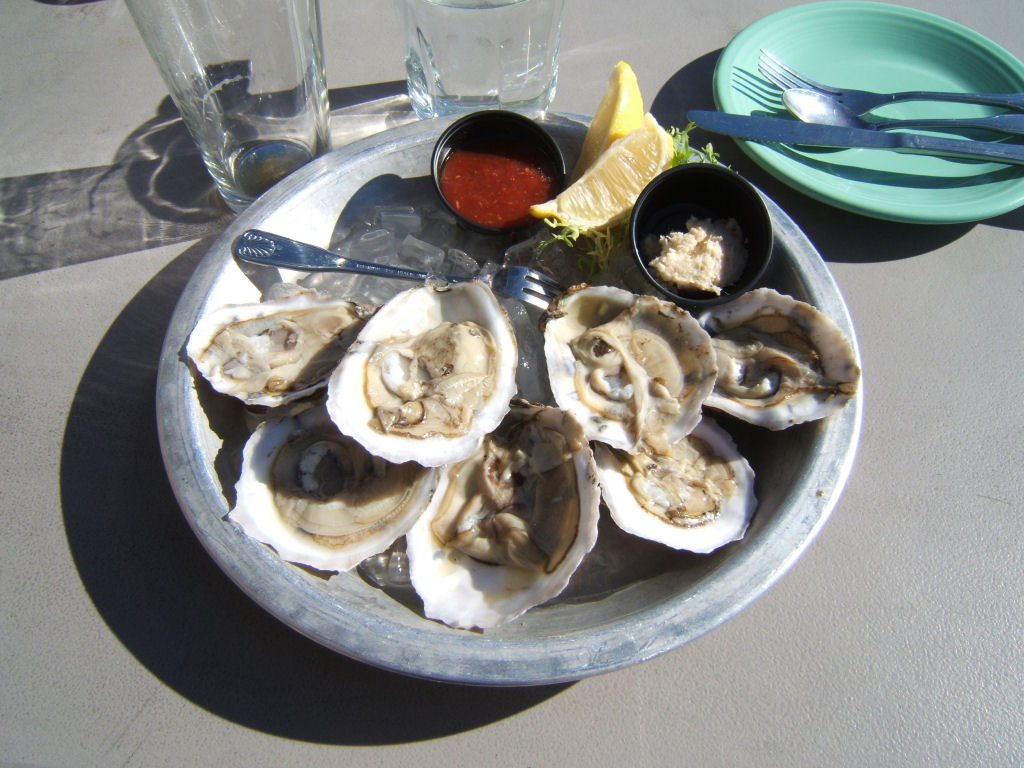 ベンチュラ桟橋レストランの牡蠣 2004